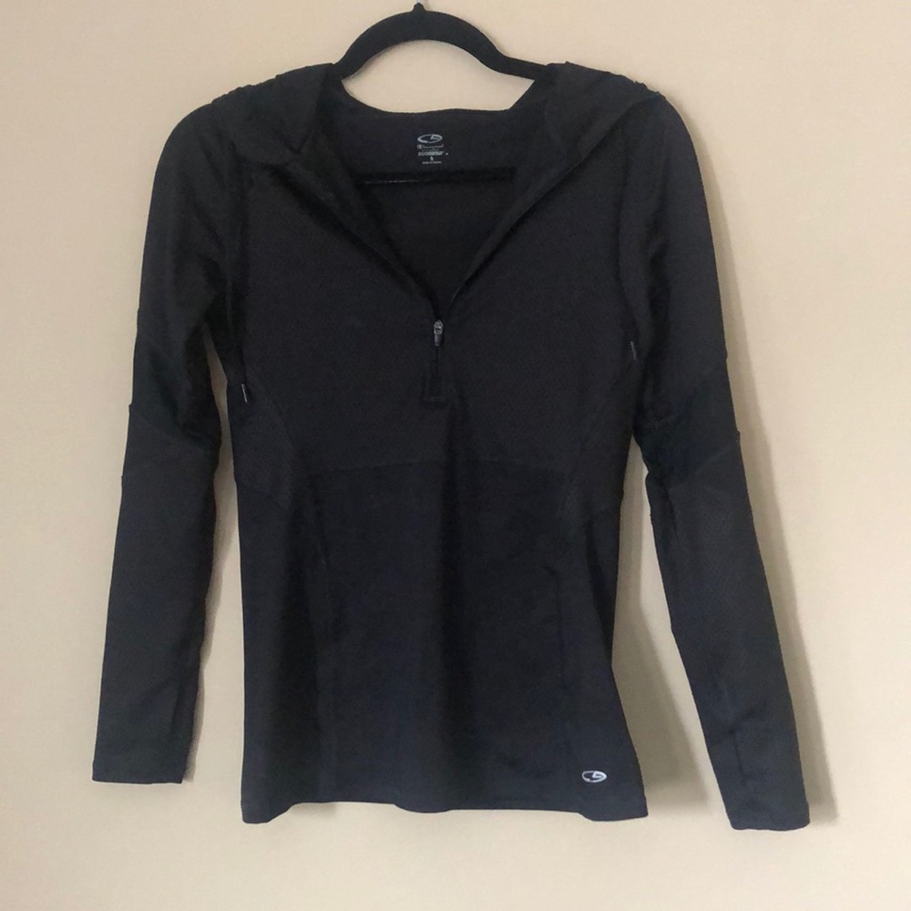 Black DuoDry Sporty Activewear Jacket/Hoodie